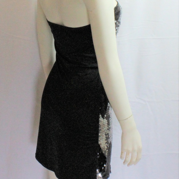 MAx Rave Sequin Strapless Party Cocktail Dress - Picture 7 of 8